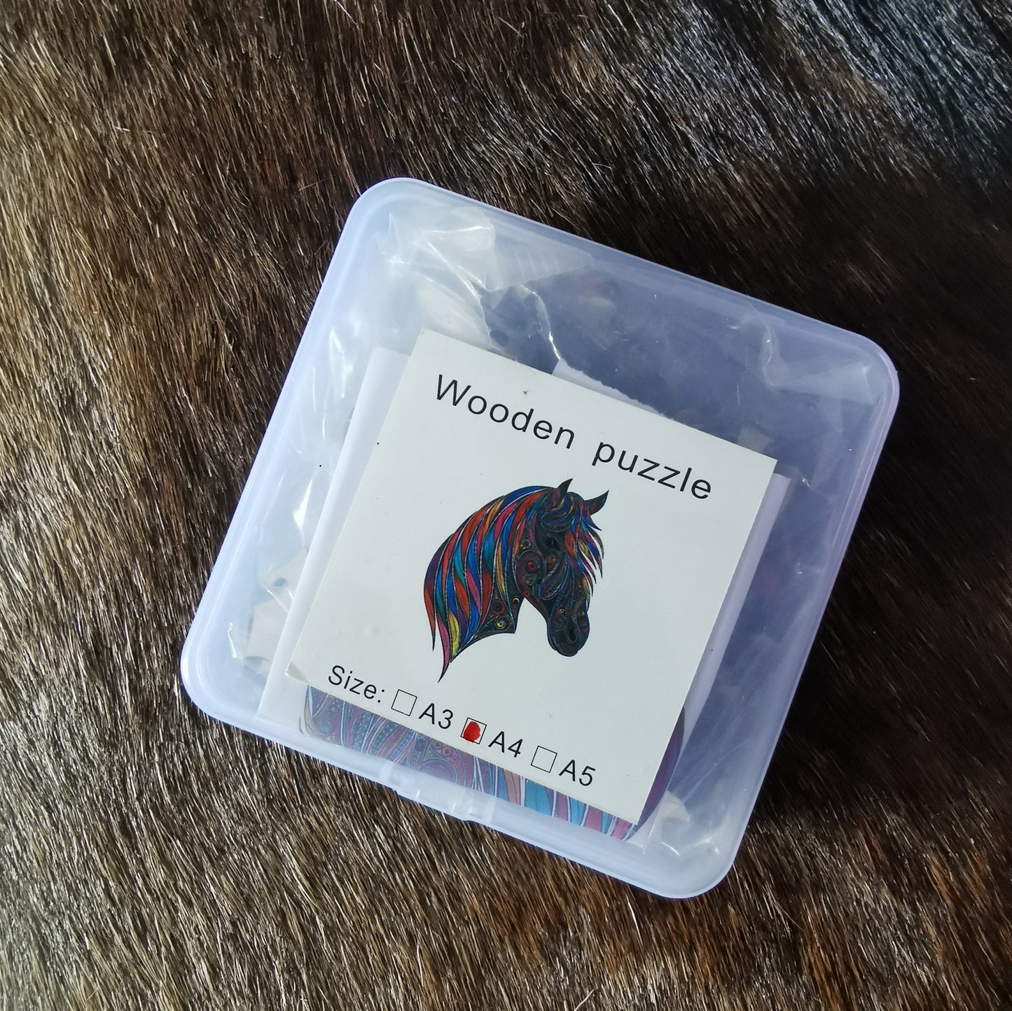 Wooden Horse Puzzle