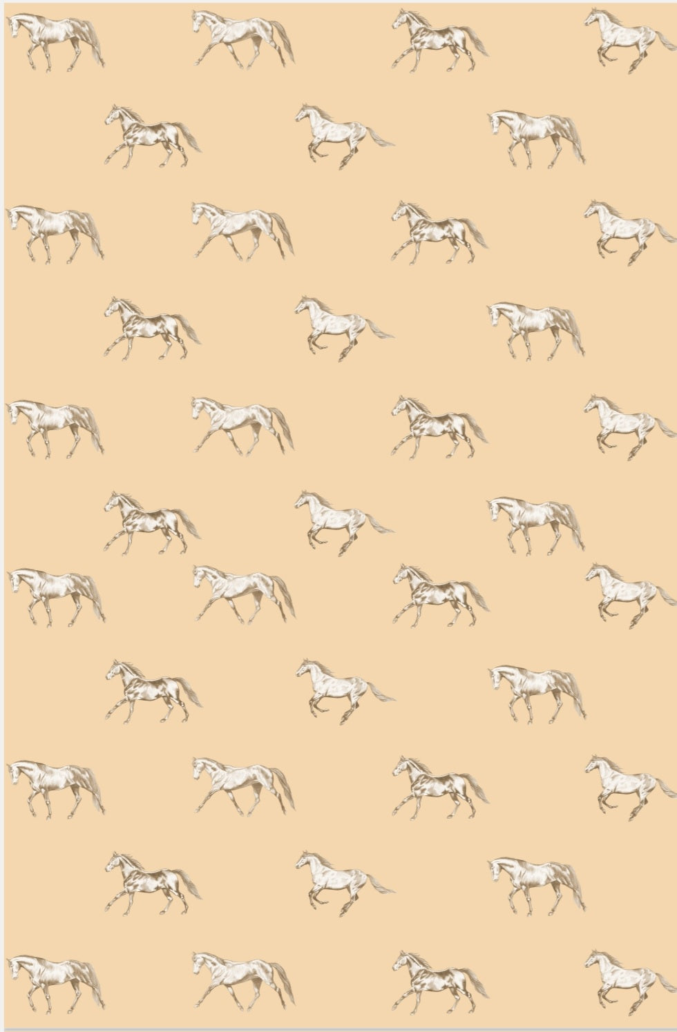 Vintage Horses Multi NZ Tea Towel - Gelato