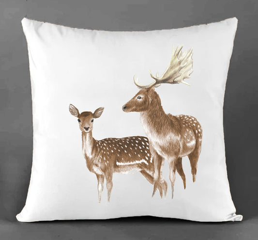 Fallow Pair Canvas Cushion Cover