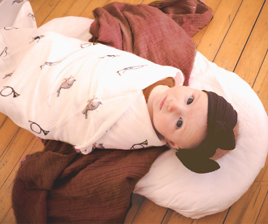 Tally-Ho - Bamboo Muslin Wrap - White