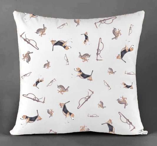 Tally-Ho Cotton Canvas Cushion