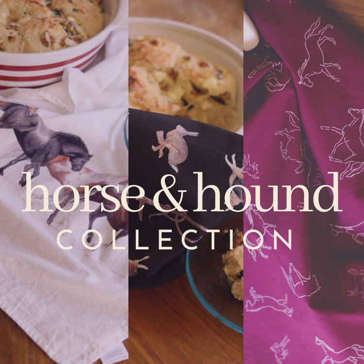 Horse & Hound Tea Towels