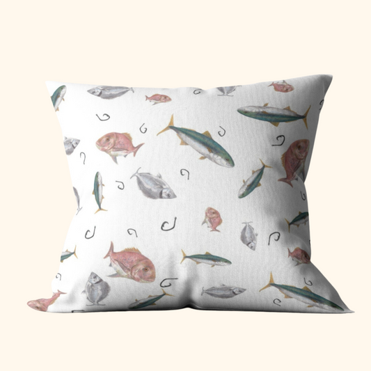 Fishing Canvas Cushion