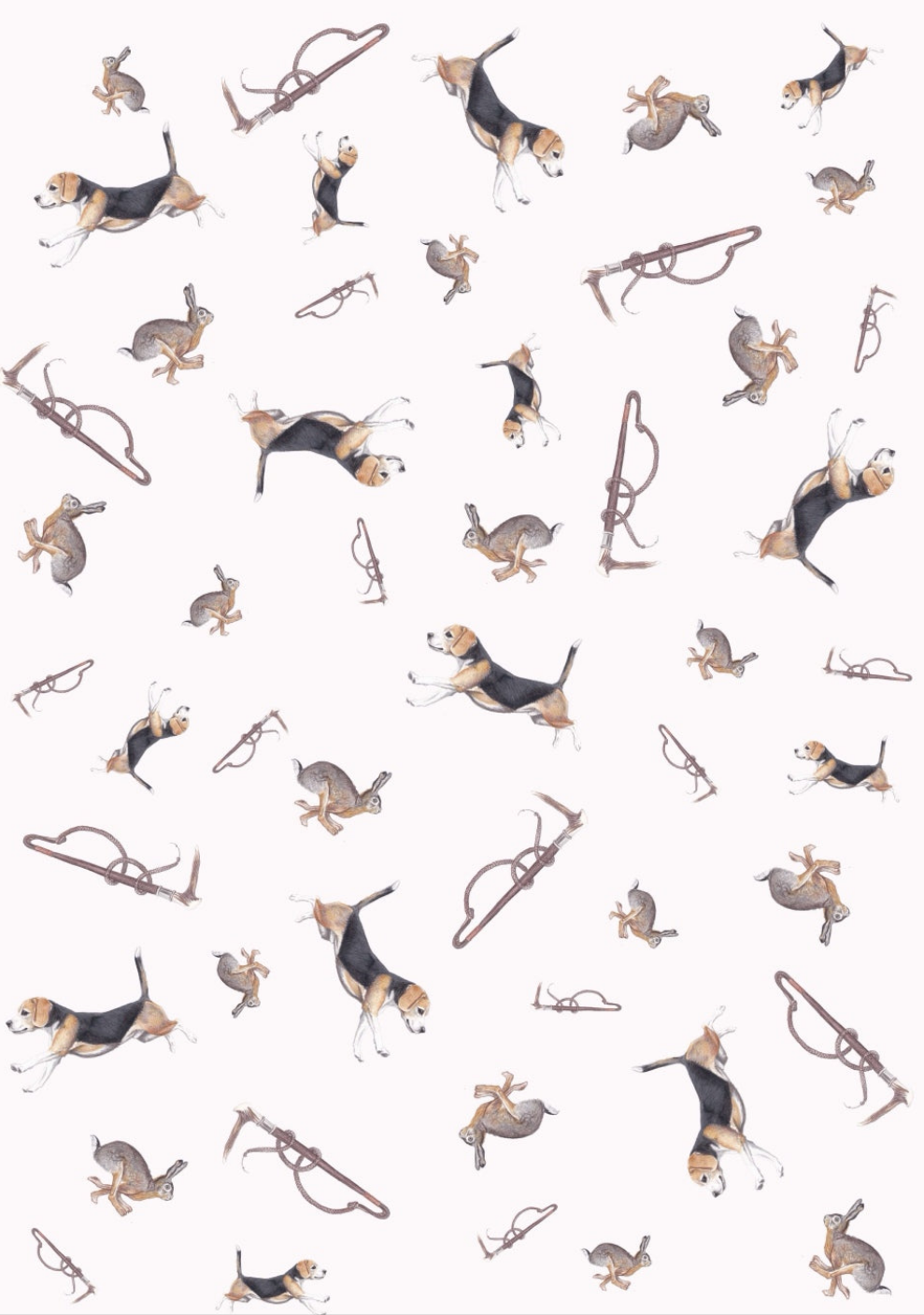 Horse & Hound Tea Towels