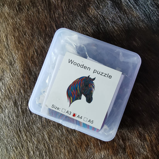 Wooden Horse Puzzle