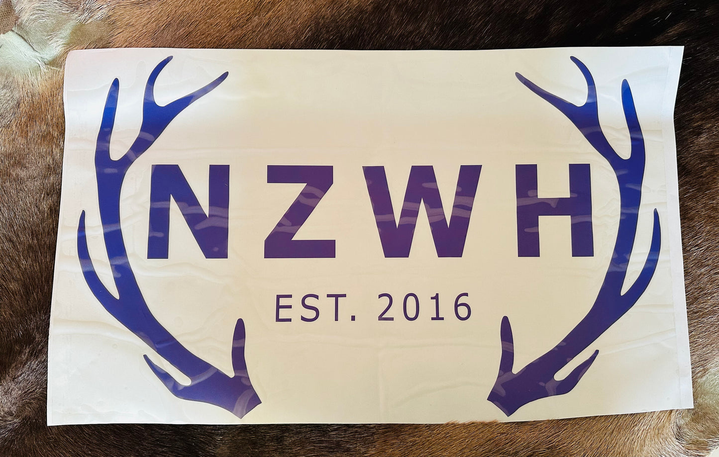 Large NZWH Sticker