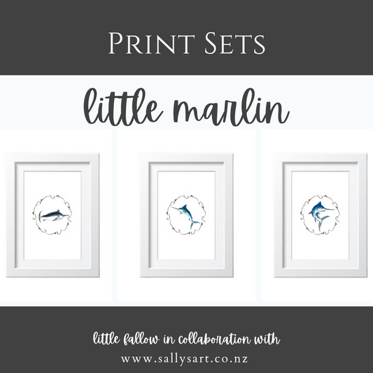Little Marlin Print Set