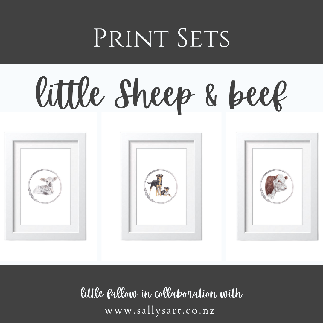 Little Sheep & Beef Print Set