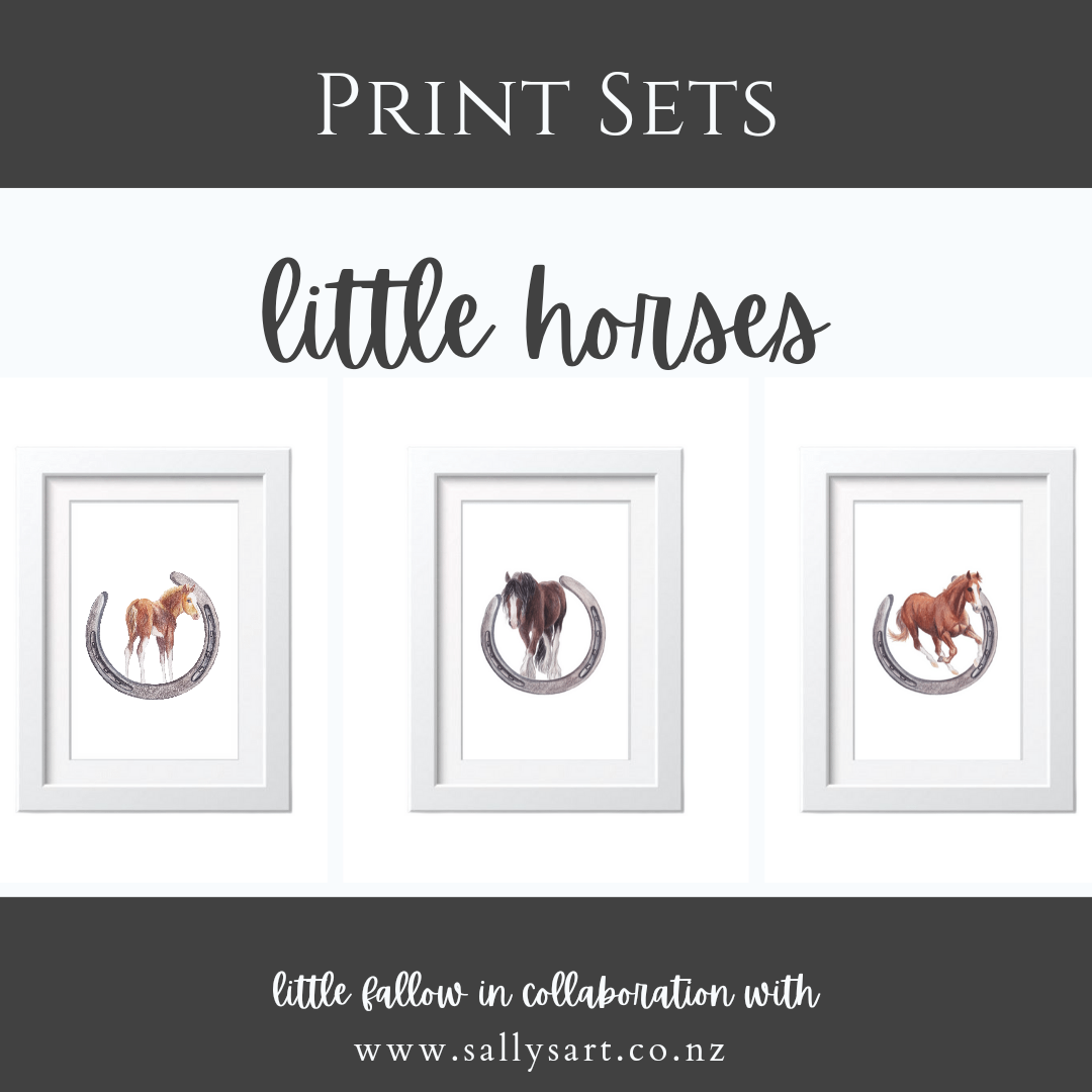 Little Horses Print Set