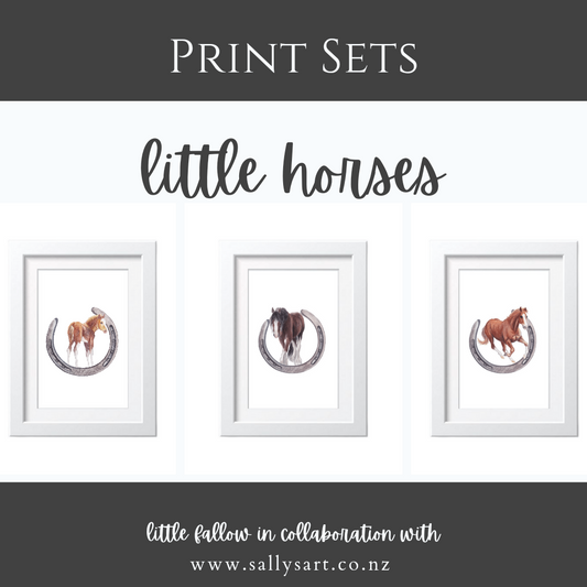 Little Horses Print Set