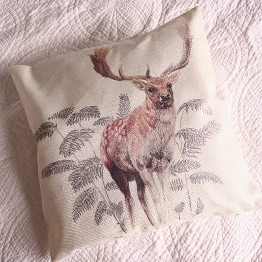 Linen Fallow Buck Cushion