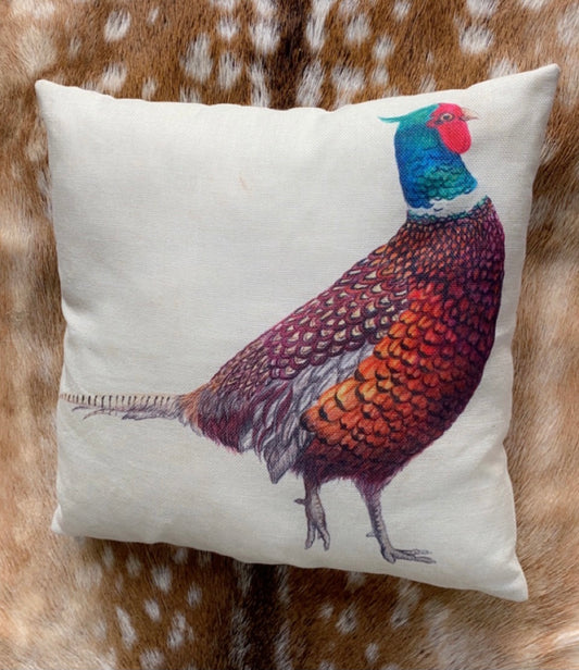 hand drawn NZ designed linen cotton cushion to be linked to seo website sample unique cushion sold by little fallow New Zealand