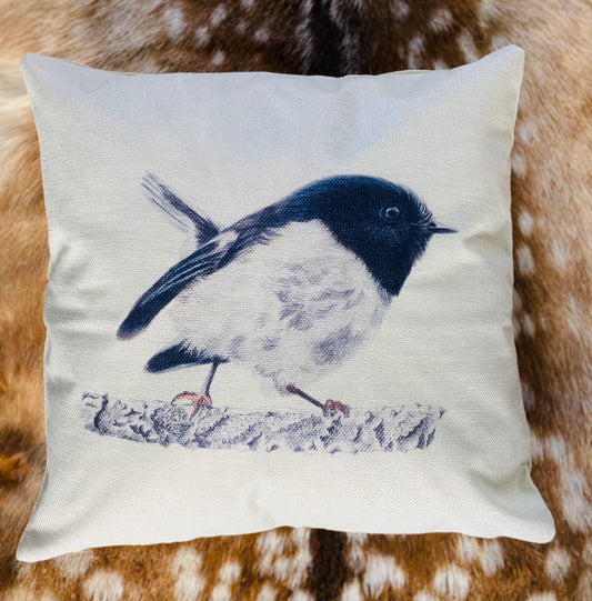 hand drawn NZ designed linen cotton cushion to be linked to seo website sample unique cushion sold by little fallow New Zealand